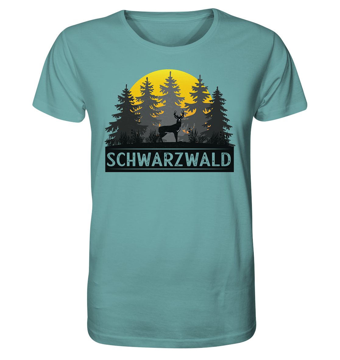 Schwarzwald Sonnenuntergang | Organic T-Shirt