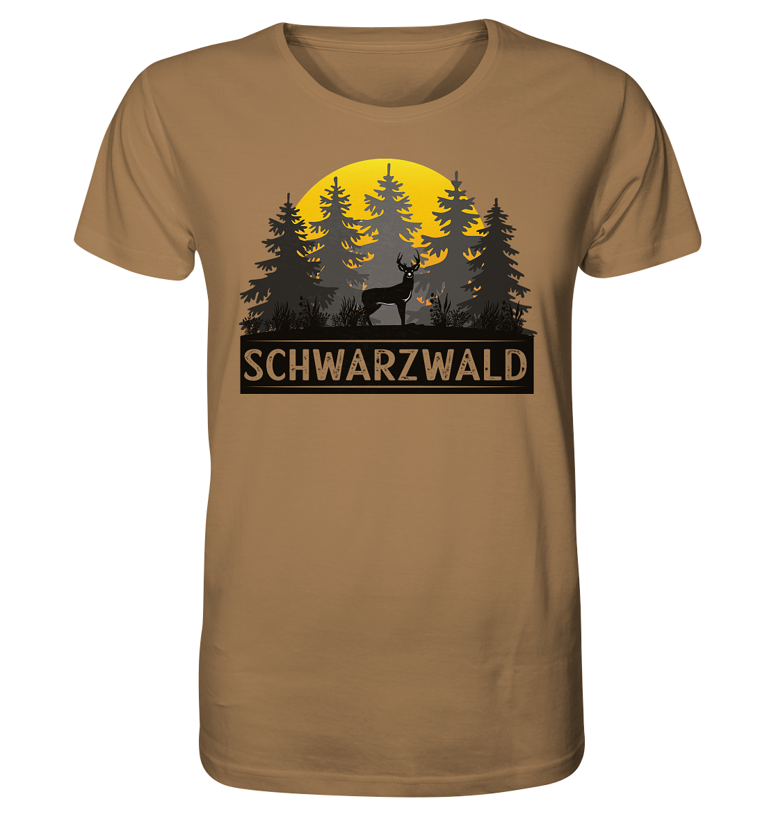 Schwarzwald Sonnenuntergang | Organic T-Shirt