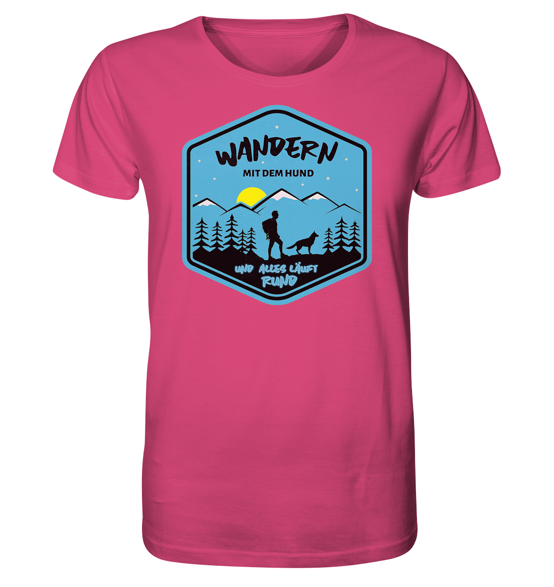 Wandern mit Hund | Organic T-Shirt