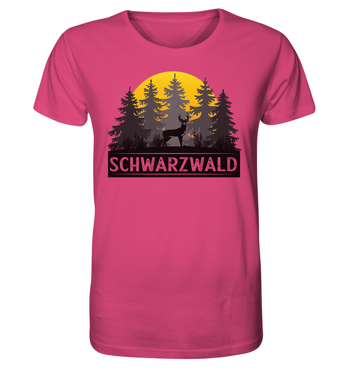 Schwarzwald Sonnenuntergang | Organic T-Shirt