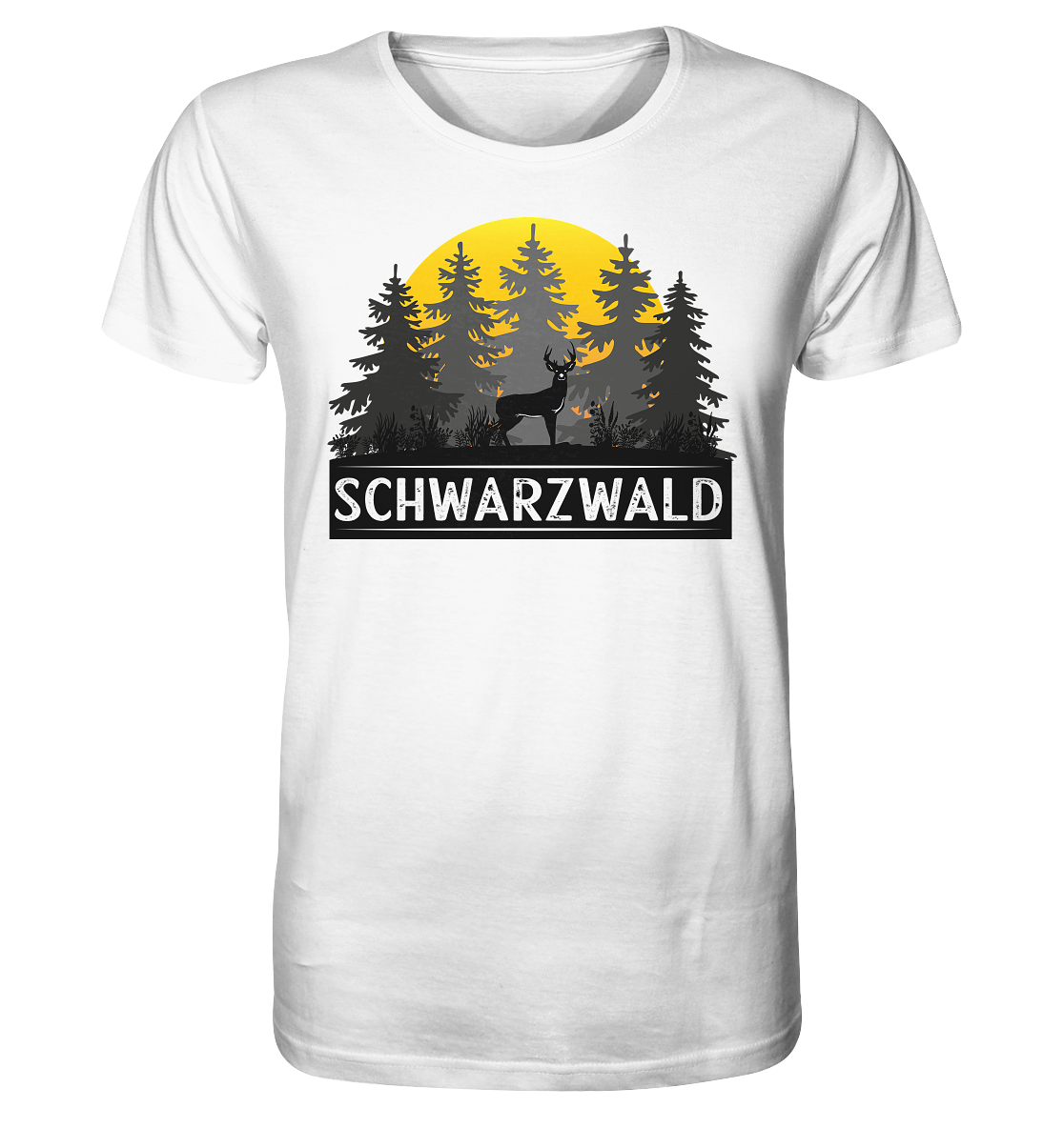 Schwarzwald Sonnenuntergang | Organic T-Shirt