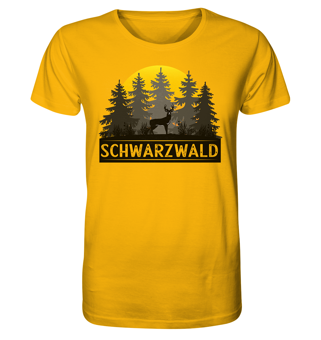 Schwarzwald Sonnenuntergang | Organic T-Shirt
