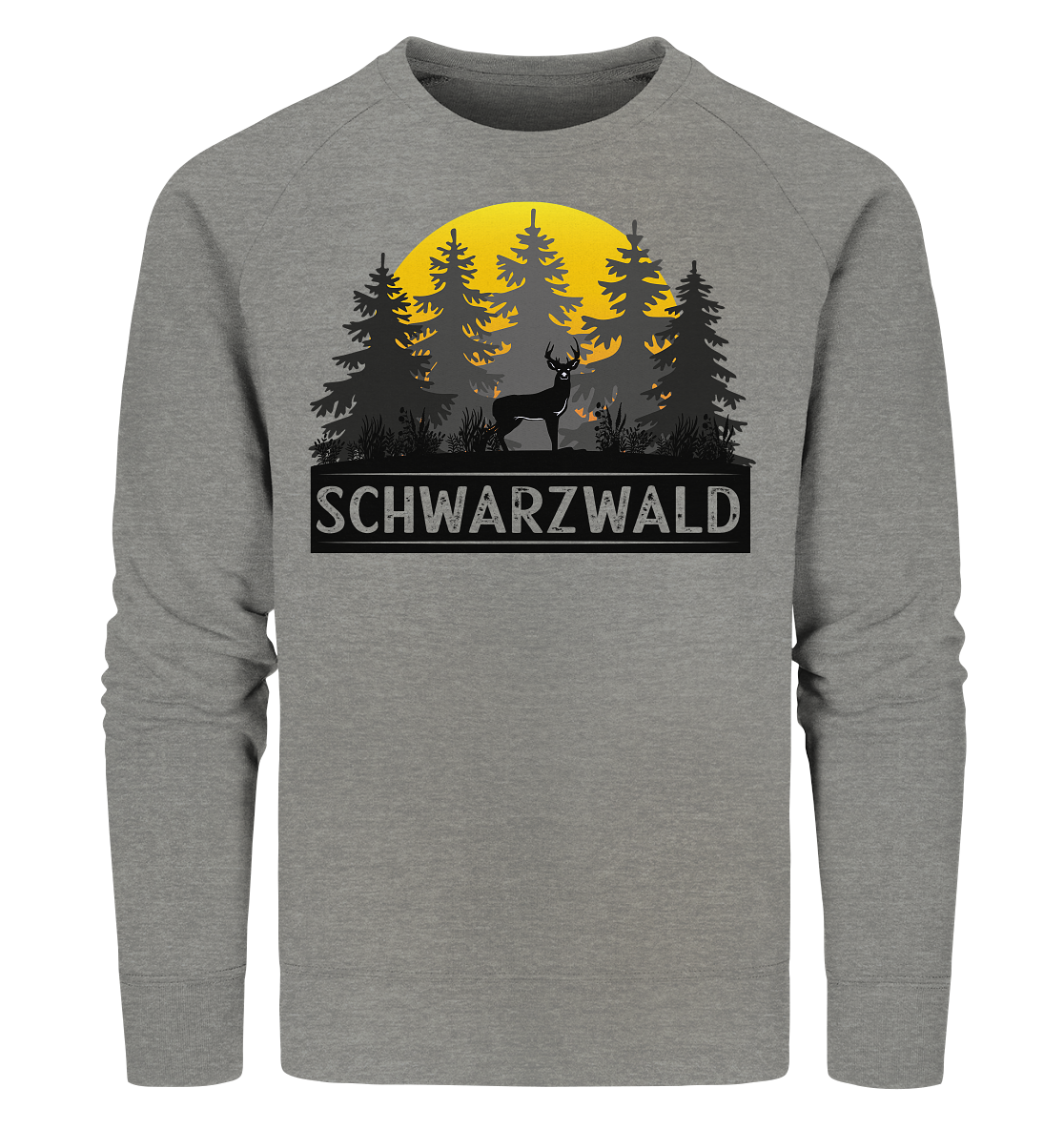 Schwarzwald Sonnenuntergang | Bio Sweatshirt Organic