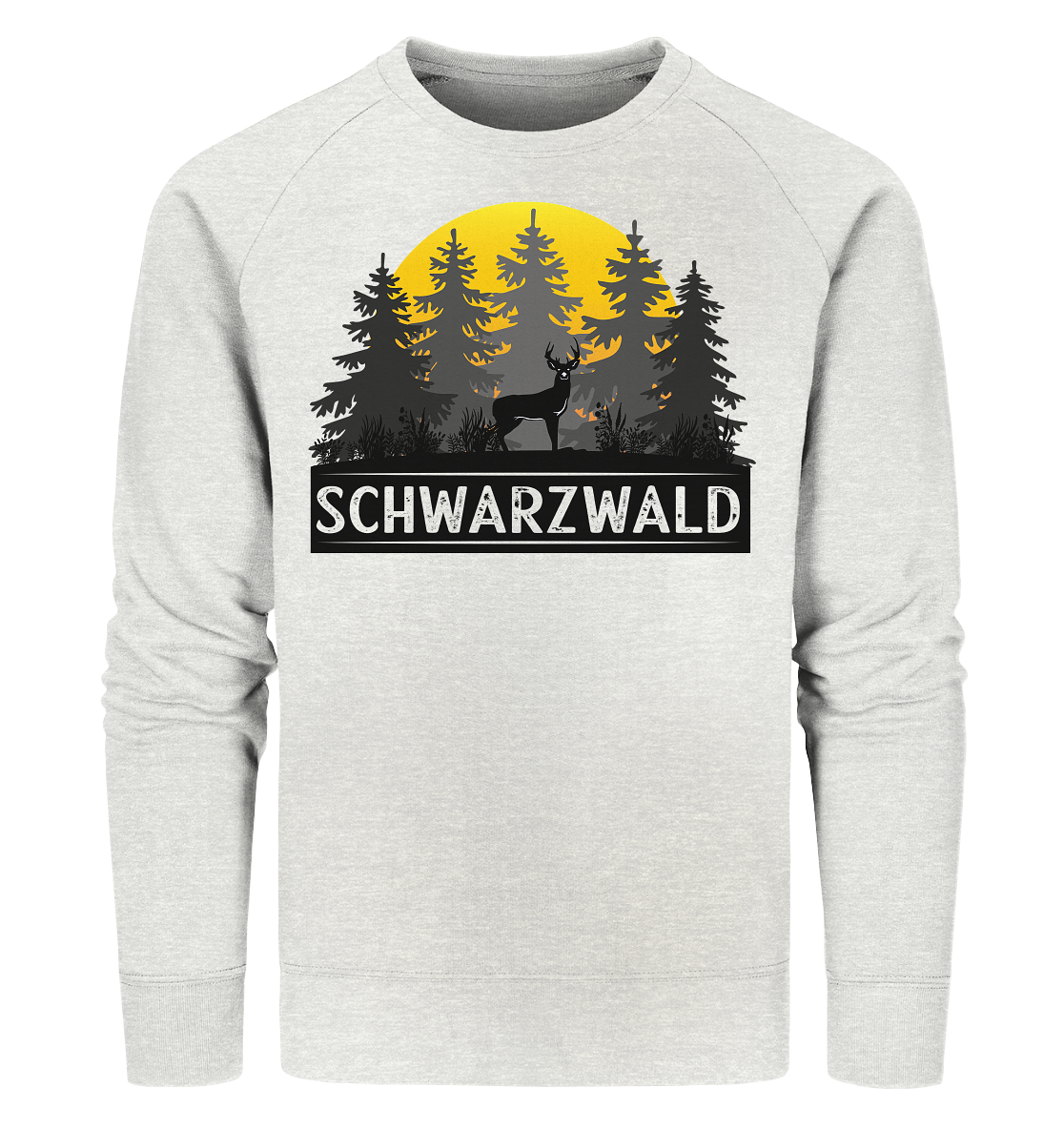 Schwarzwald Sonnenuntergang | Bio Sweatshirt Organic