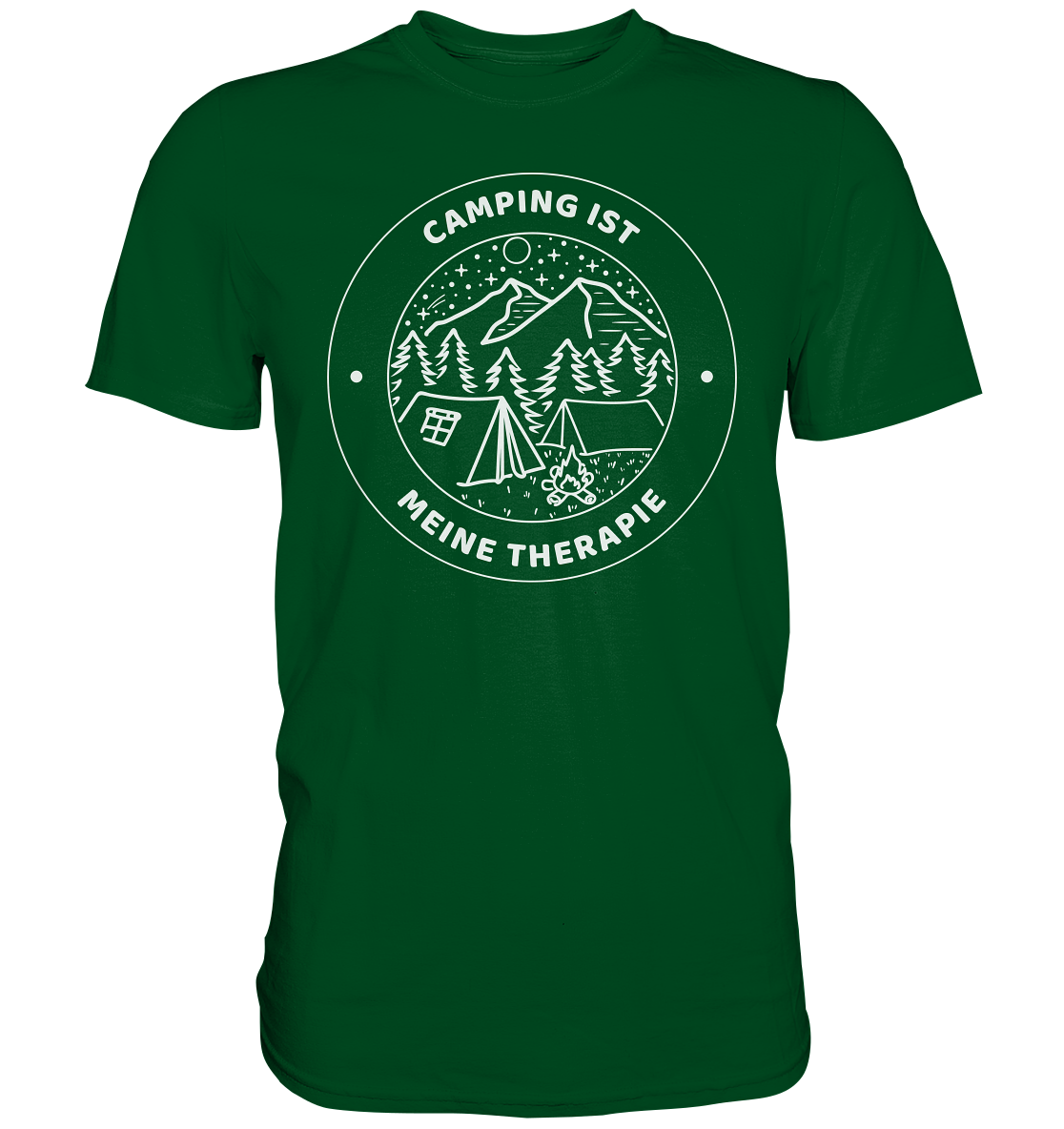 Camping ist meine Therapie | Organic T-Shirt