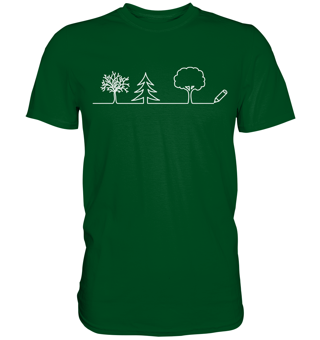 Bäume zeichnen | Organic T-Shirt