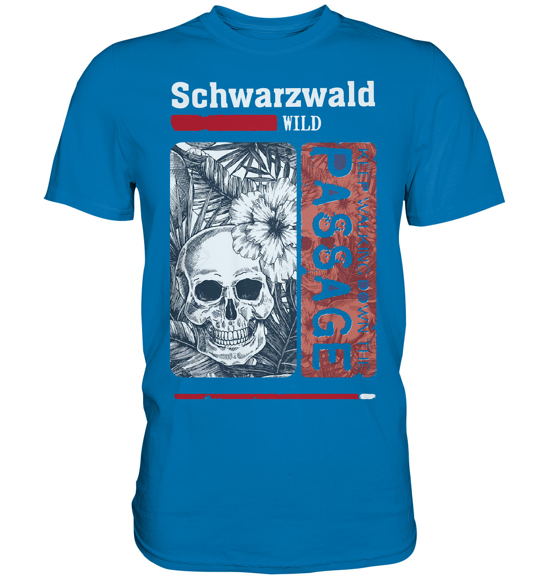 Schwarzwald Wild Passage Skull | Unisex Premium T-Shirt
