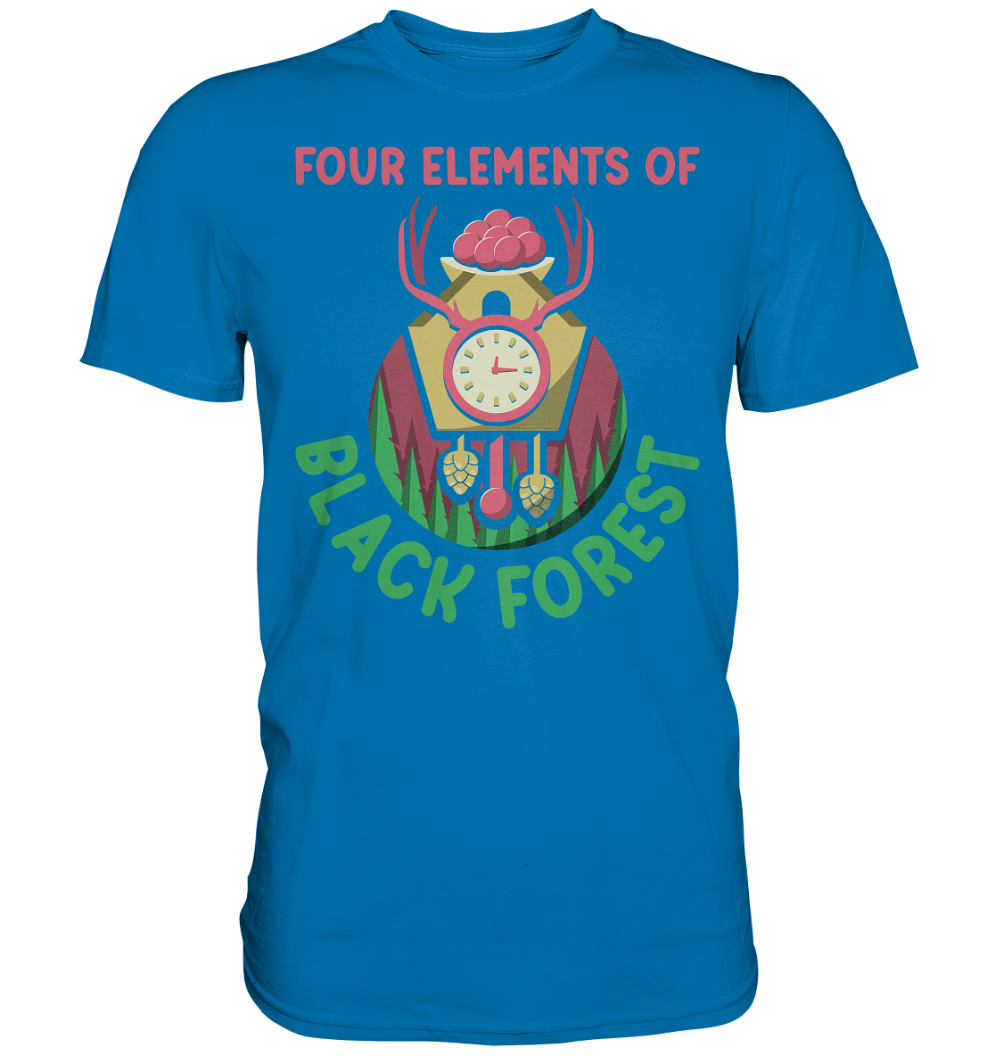 Four Elements Of Black Forest | Unisex Premium T-Shirt
