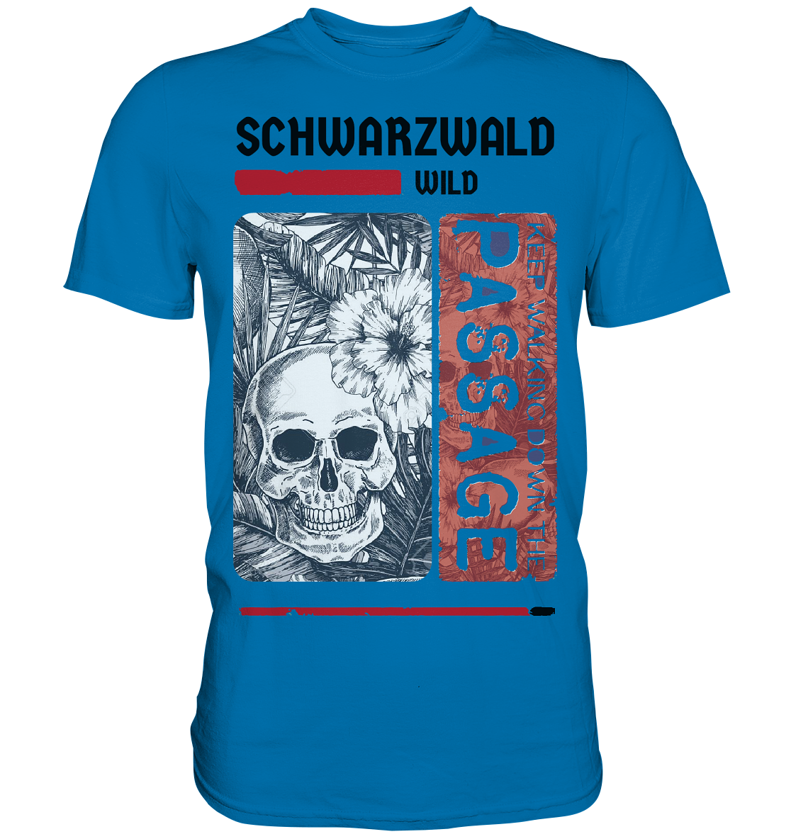 Schwarzwald Wild Passage Skull V2 | Unisex Premium T-Shirt