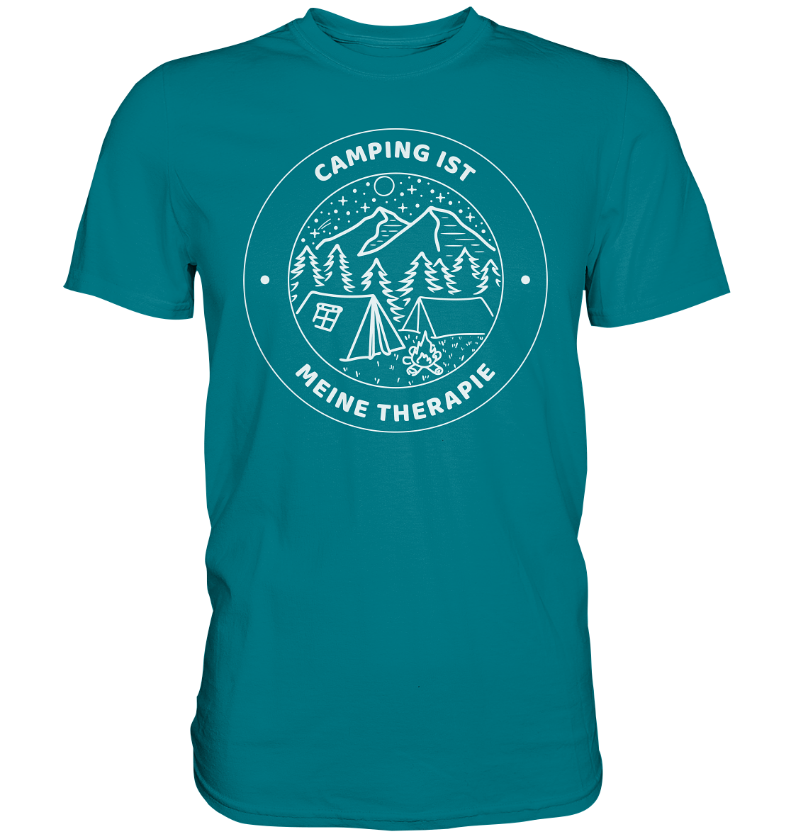 Camping ist meine Therapie | Organic T-Shirt