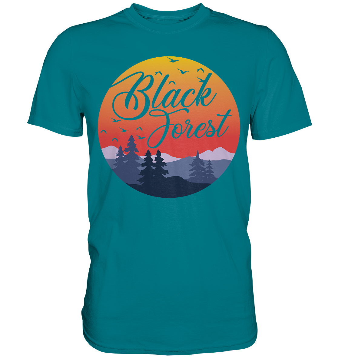 Black Forest Sunset | Unisex Premium T-Shirt