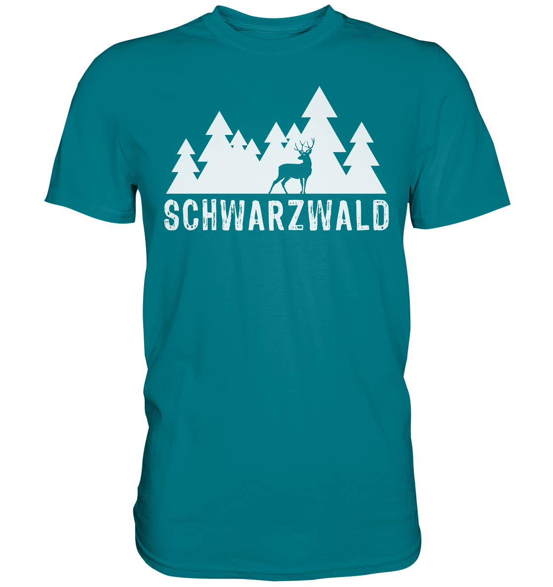Schwarzwald Hirsch | Premium T-Shirt