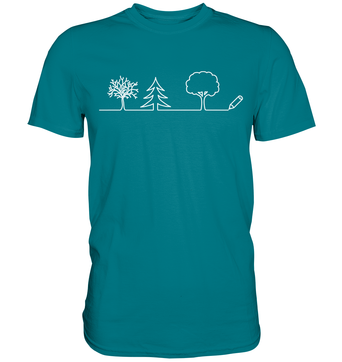 Bäume zeichnen | Organic T-Shirt