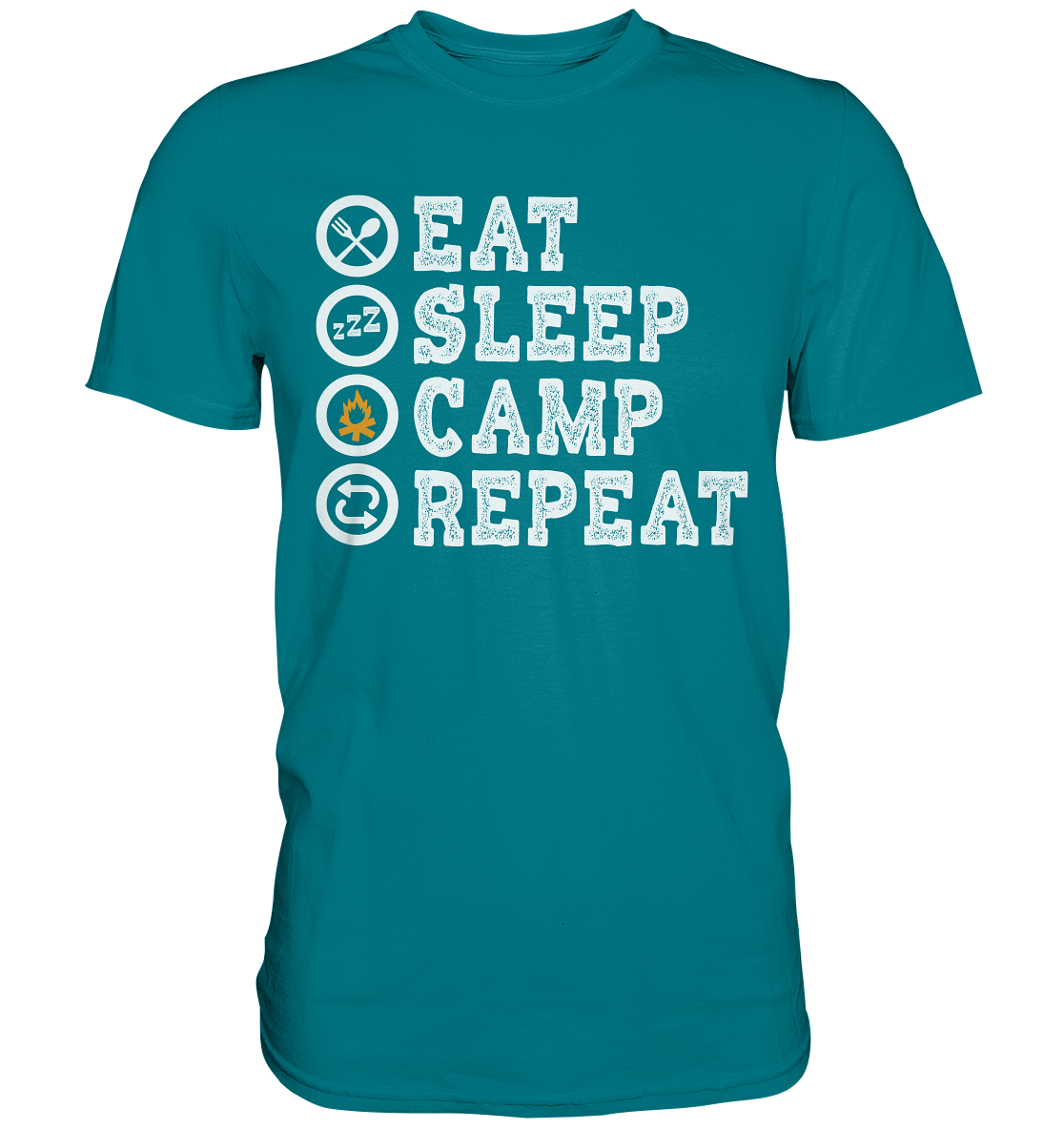 Eat Sleep Camp Repeat | Unisex Premium T-Shirt