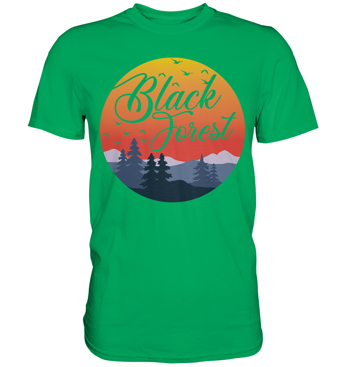Black Forest Sunset | Unisex Premium T-Shirt