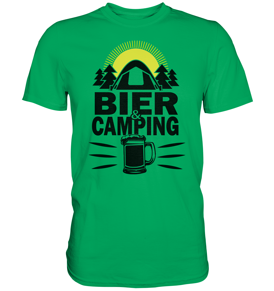 Bier & Camping | Unisex Premium T-Shirt - Premium Shirt