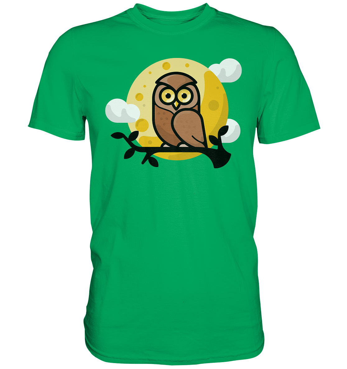 Eule der Nacht | Unisex Premium T-Shirt