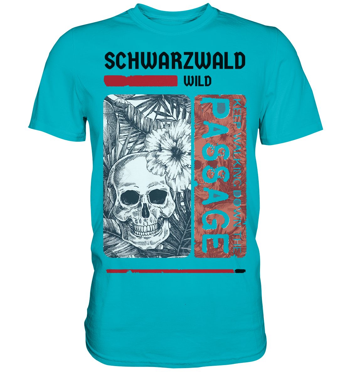 Schwarzwald Wild Passage Skull V2 | Unisex Premium T-Shirt