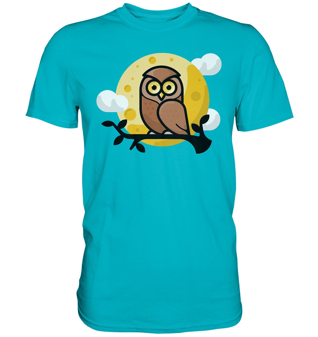 Eule der Nacht | Unisex Premium T-Shirt