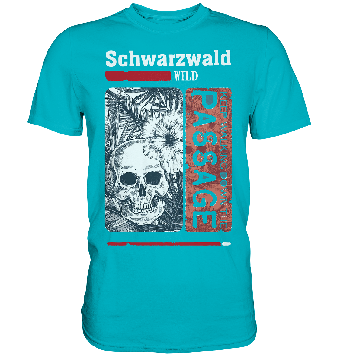 Schwarzwald Wild Passage Skull | Unisex Premium T-Shirt