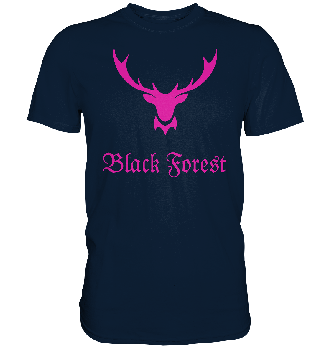 Black Forest Hirschgeweih | Unisex Premium T-Shirt