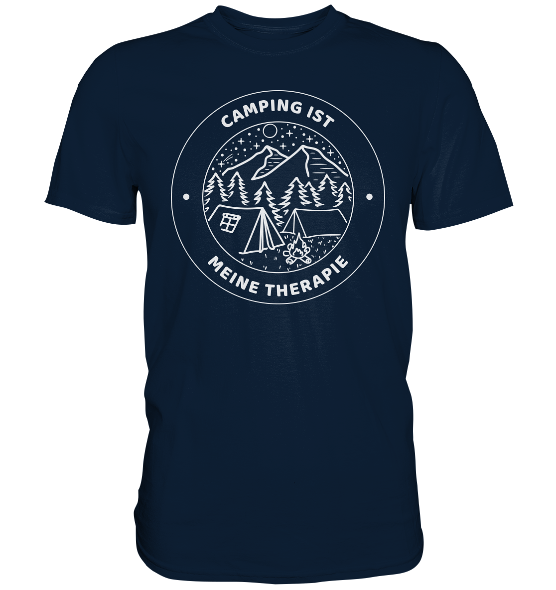 Camping ist meine Therapie | Organic T-Shirt