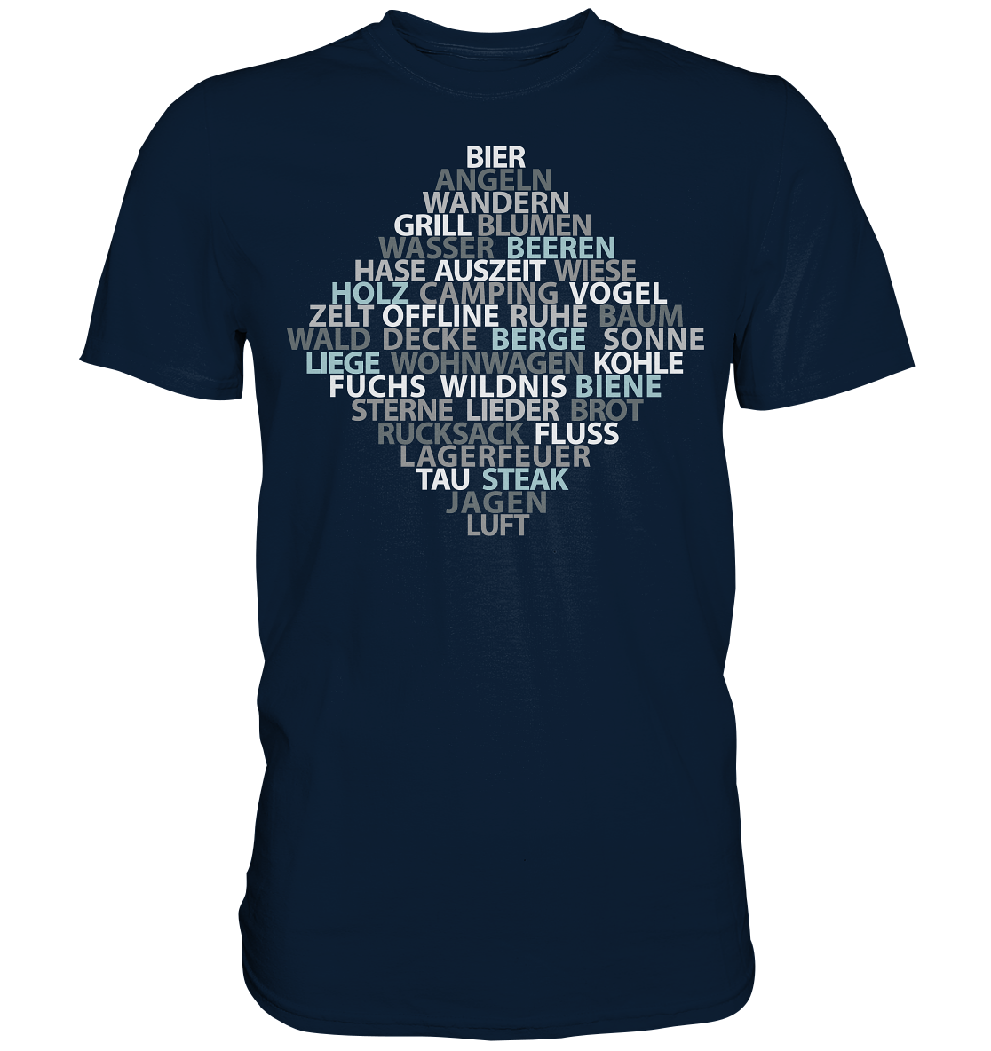Wortsalat der Natur | Unisex Premium T-Shirt