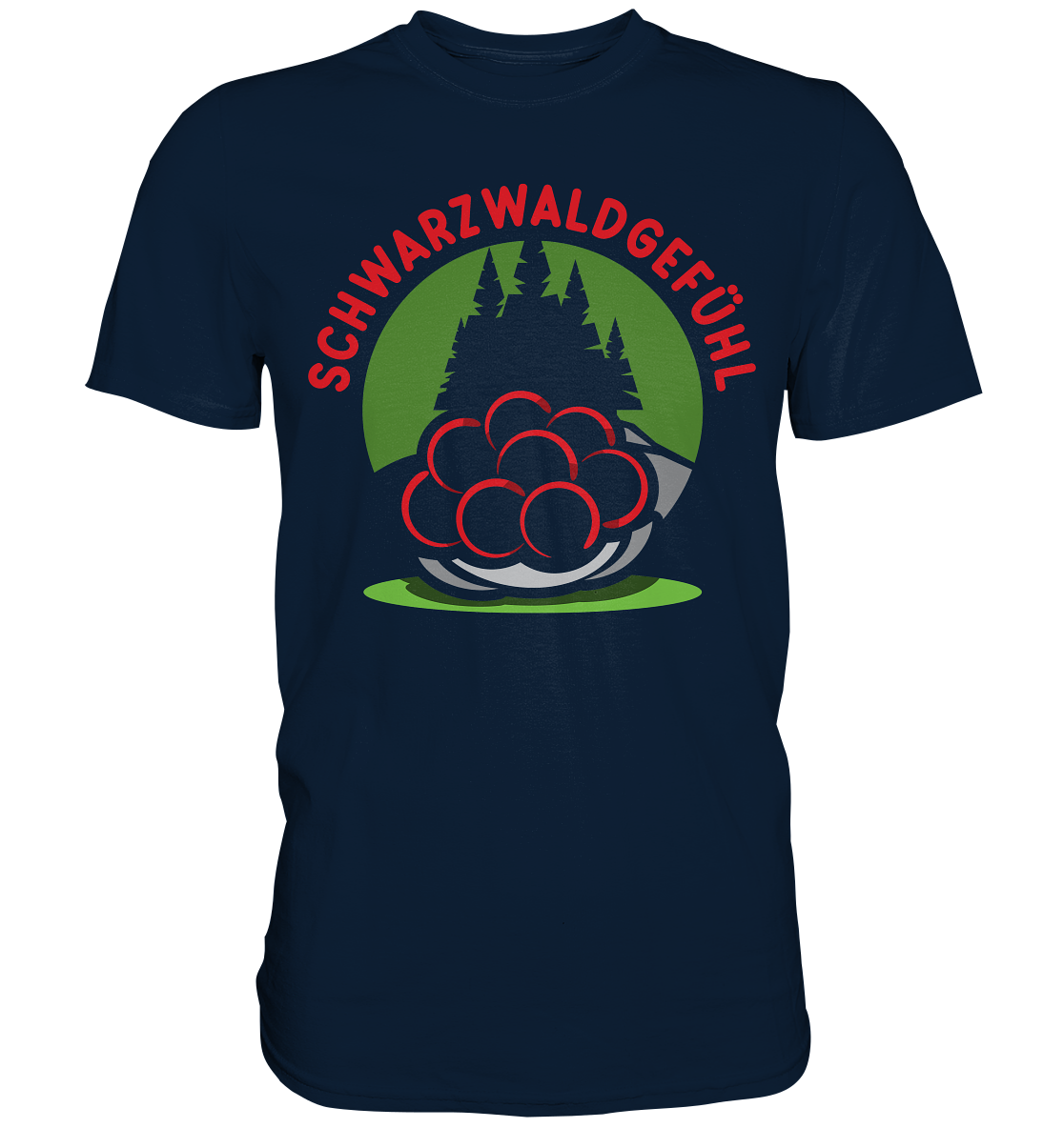 Schwarzwaldgefühl | Unisex Premium T-Shirt