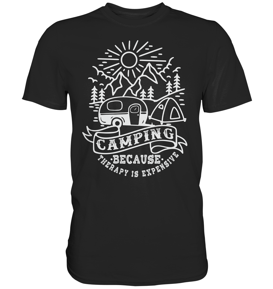 Camping Therapy | Unisex Premium T-Shirt