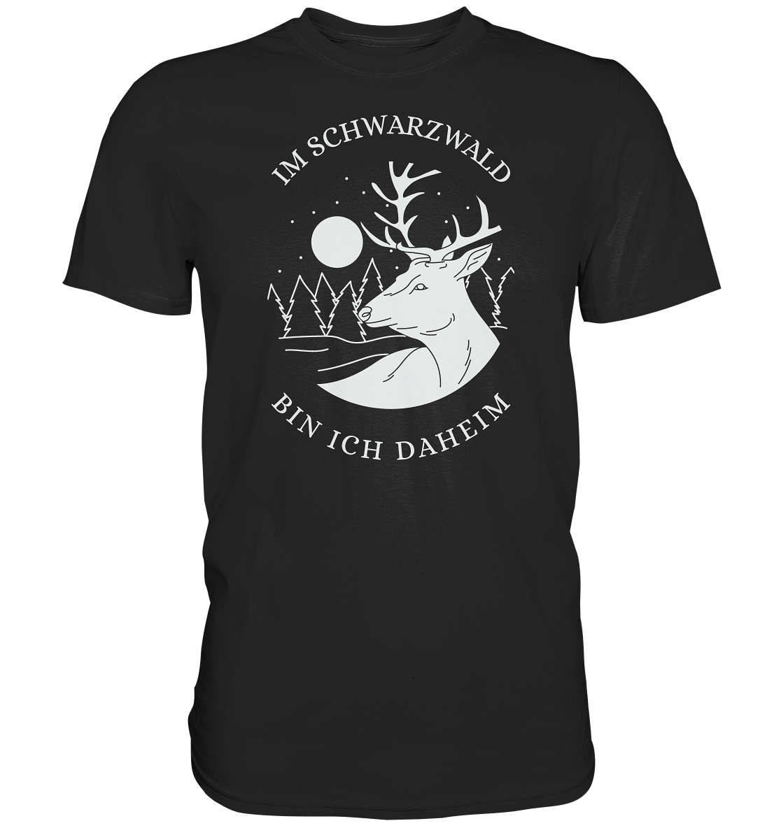 Schwarzwald Hirsch | Organic T-Shirt