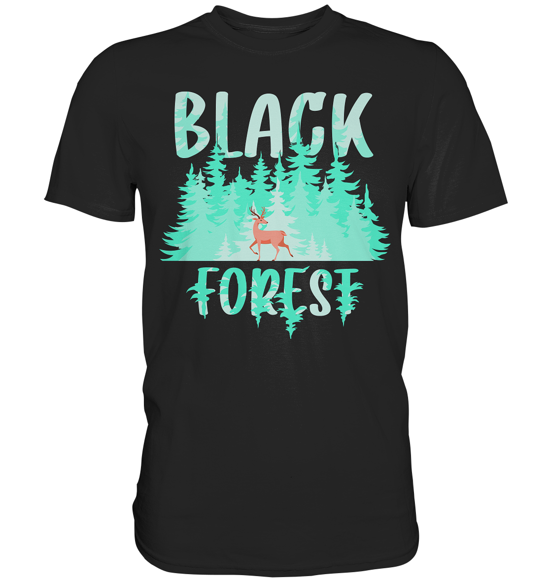 Black In The Forest | Unisex Premium T-Shirt