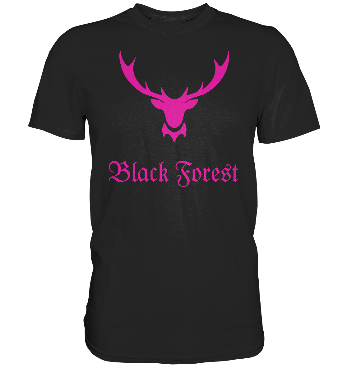 Black Forest Hirschgeweih | Unisex Premium T-Shirt