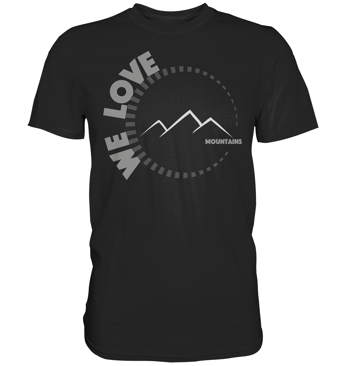 We Love Mountains V2 | Unisex Premium T-Shirt
