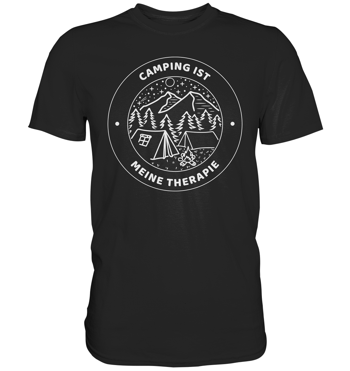 Camping ist meine Therapie | Organic T-Shirt