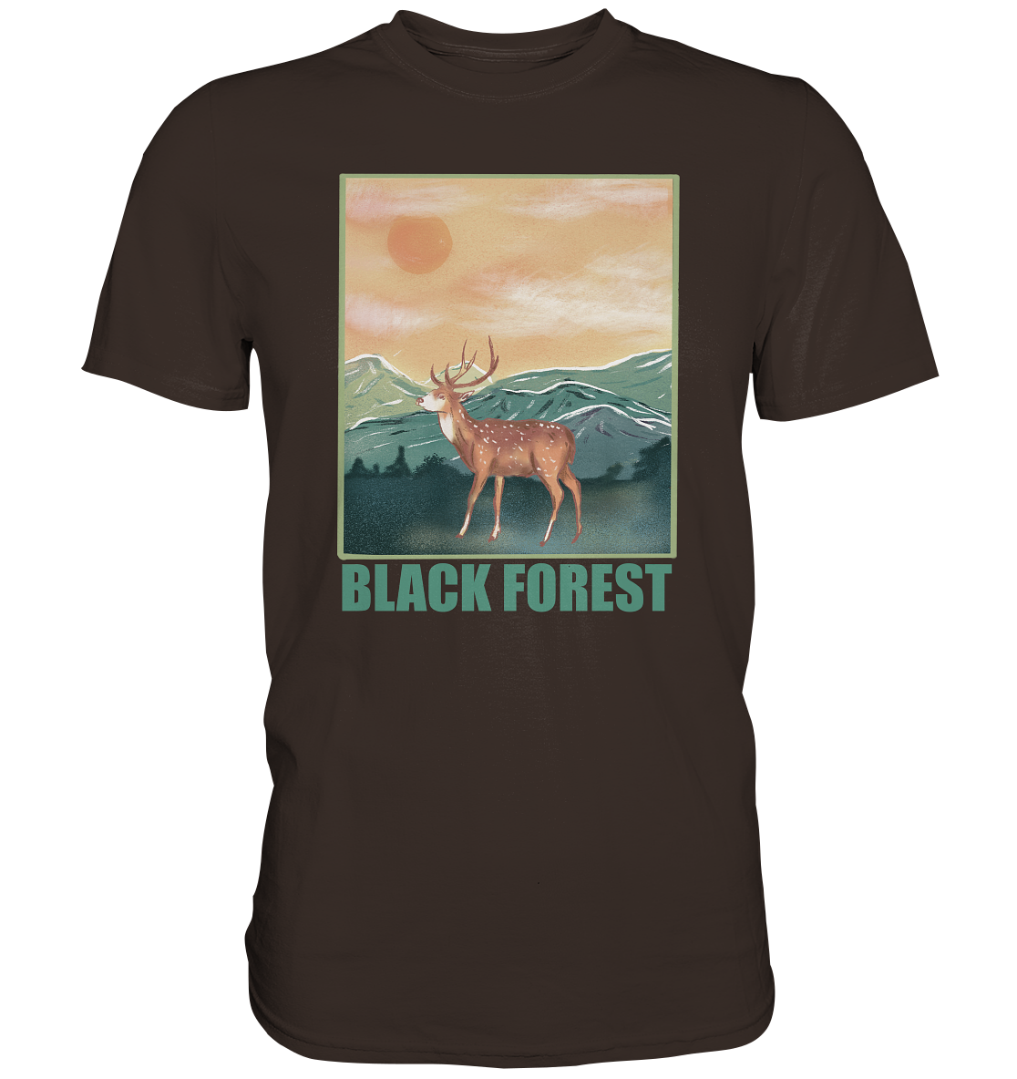 Black Forest Hirsch | Unisex Premium T-Shirt