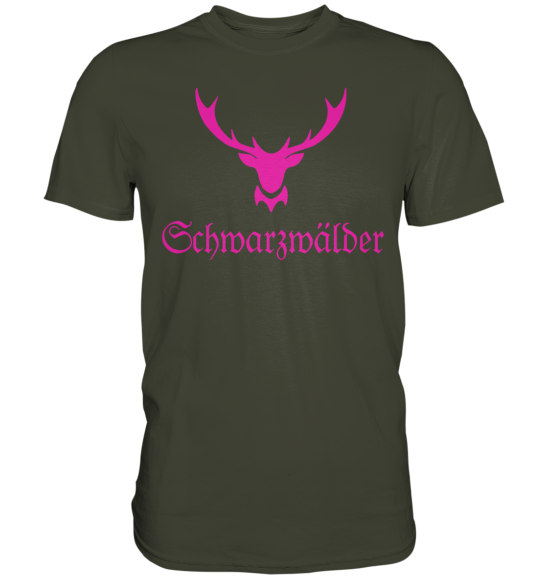 Schwarzwälder Hirschgeweih | Organic T-Shirt