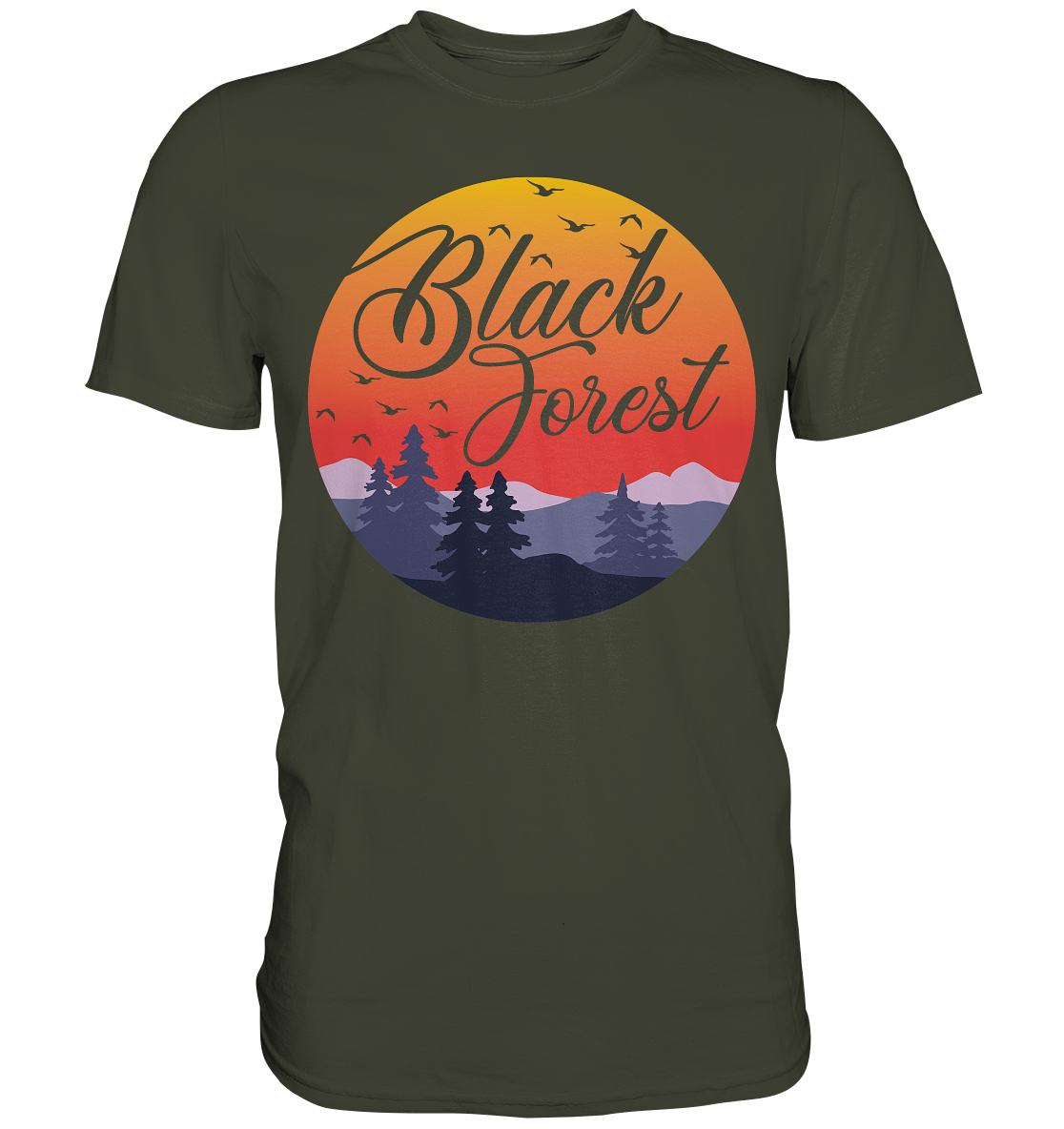 Black Forest Sunset | Unisex Premium T-Shirt