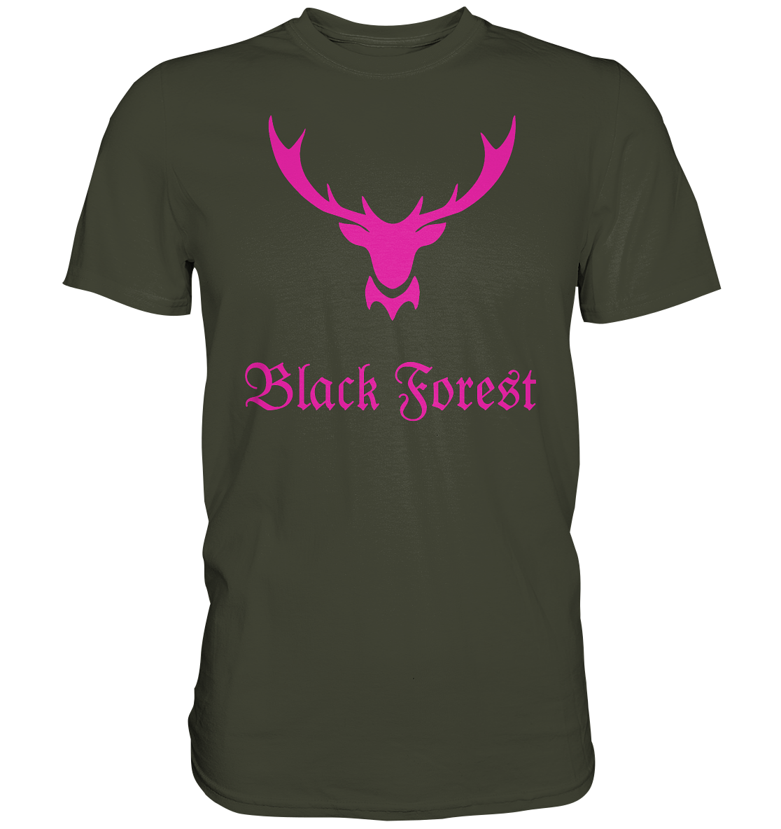 Black Forest Hirschgeweih | Unisex Premium T-Shirt