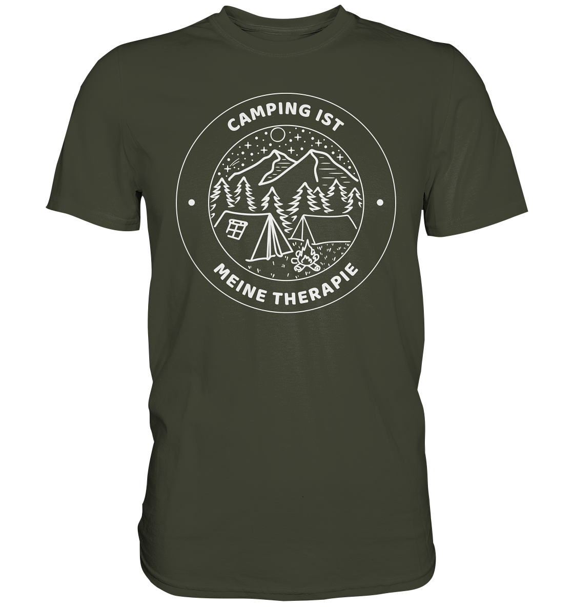 Camping ist meine Therapie | Organic T-Shirt