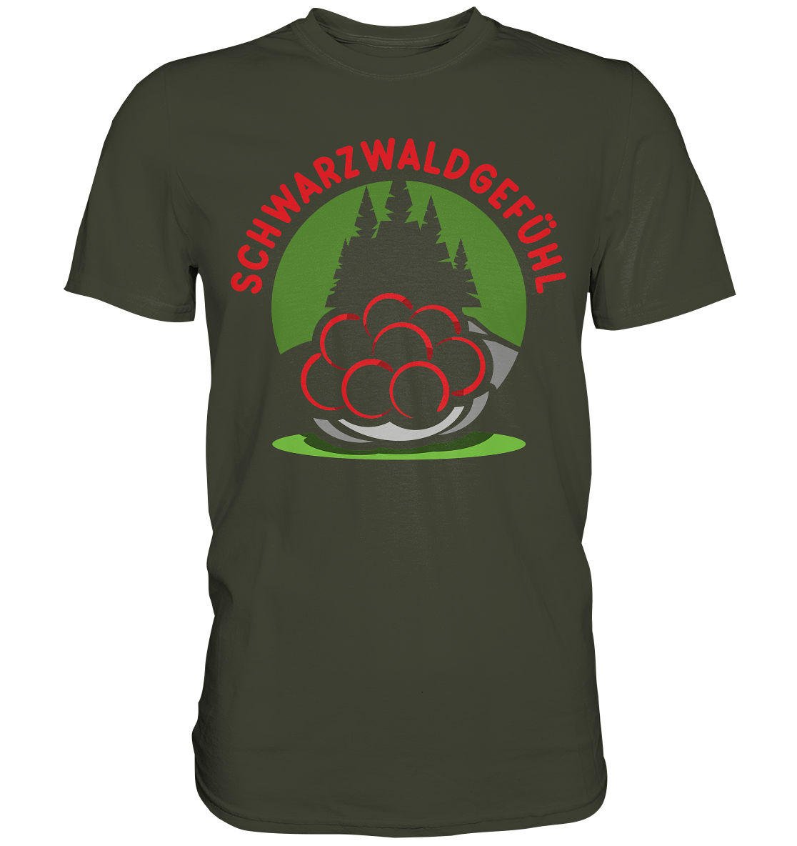 Schwarzwaldgefühl | Unisex Premium T-Shirt