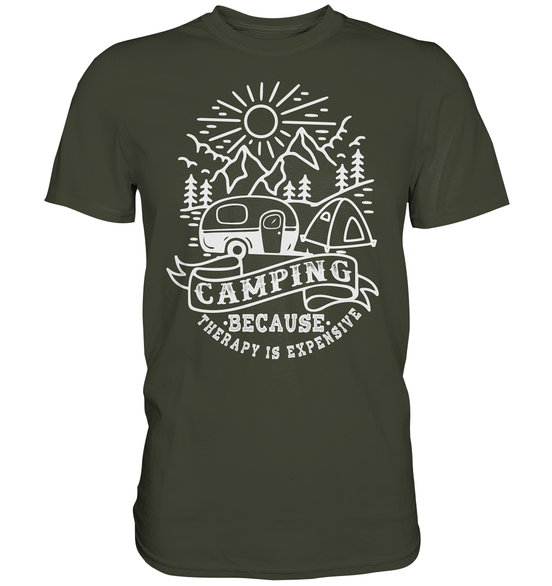 Camping Therapy | Unisex Premium T-Shirt