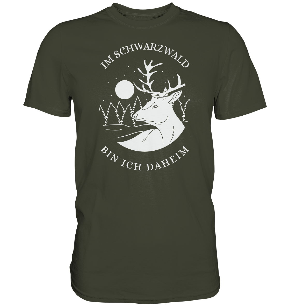 Schwarzwald Hirsch | Organic T-Shirt