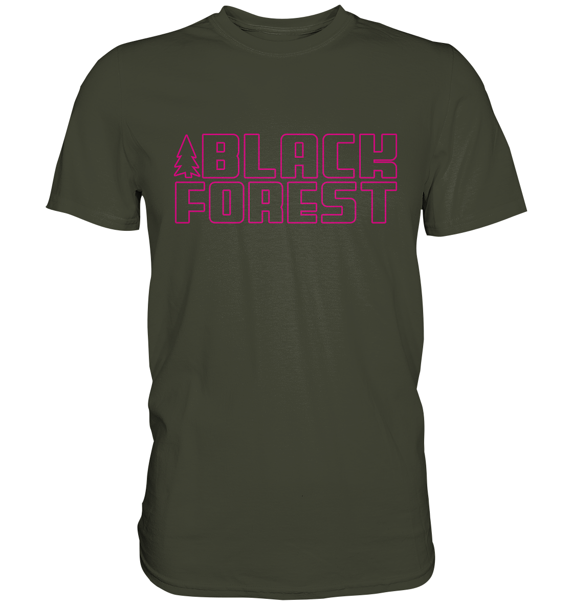 Black Forest Outline | Unisex Premium T-Shirt