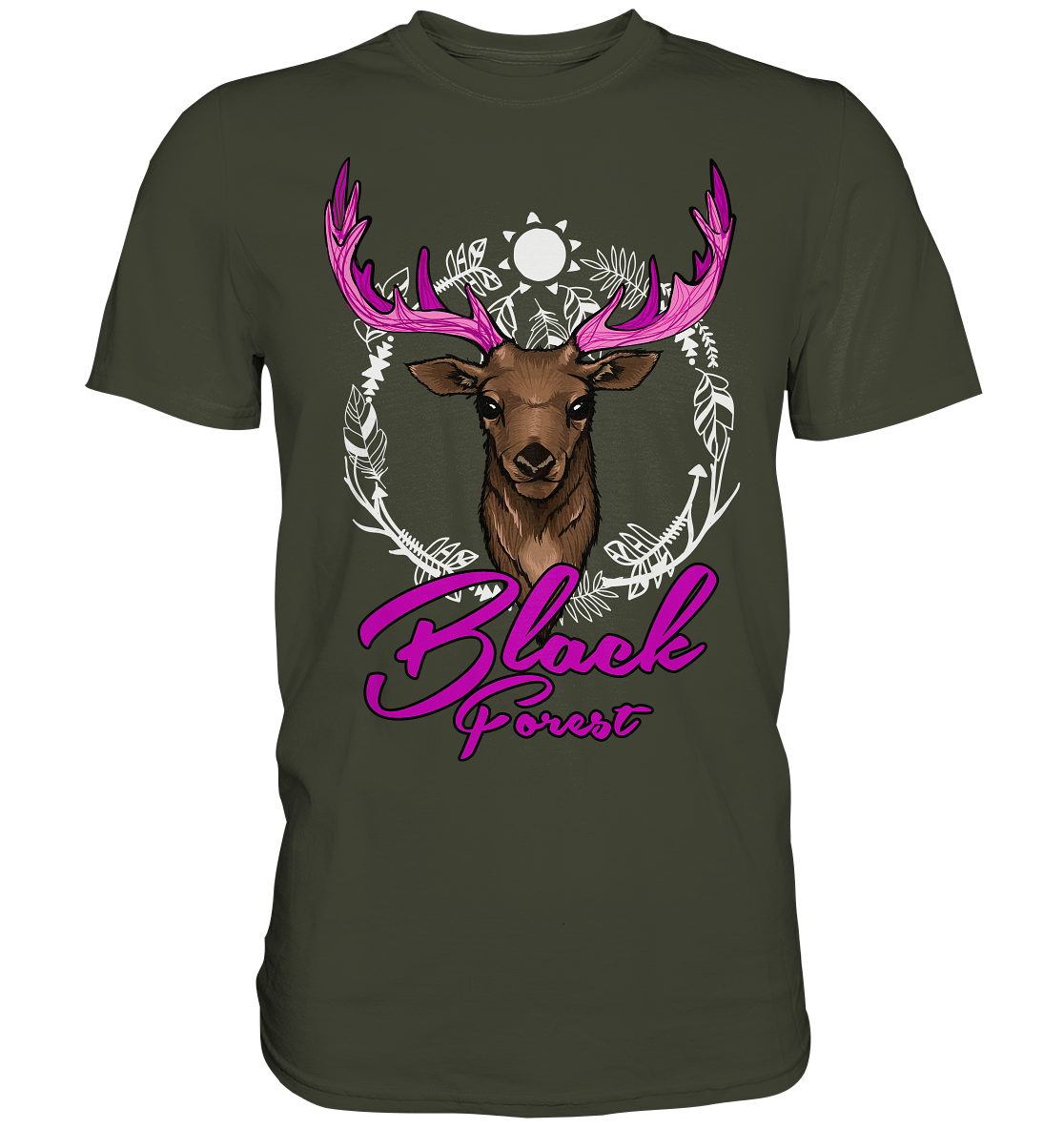 Black Forest Hirsch | Organic T-Shirt