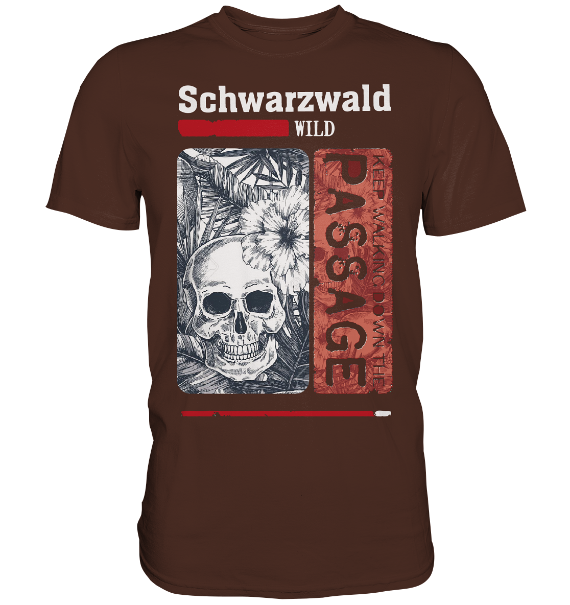 Schwarzwald Wild Passage Skull | Unisex Premium T-Shirt
