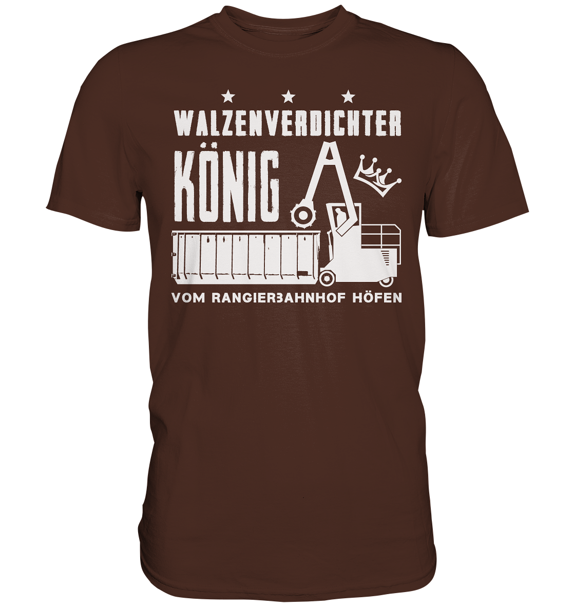 Walzenverdichter-König - Premium Shirt
