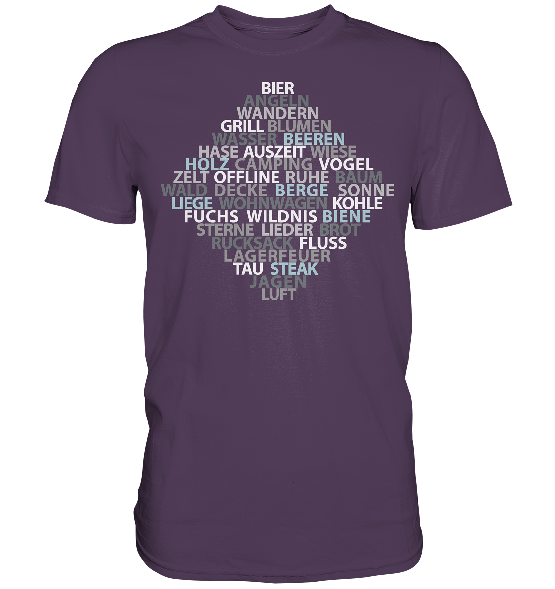 Wortsalat der Natur | Unisex Premium T-Shirt