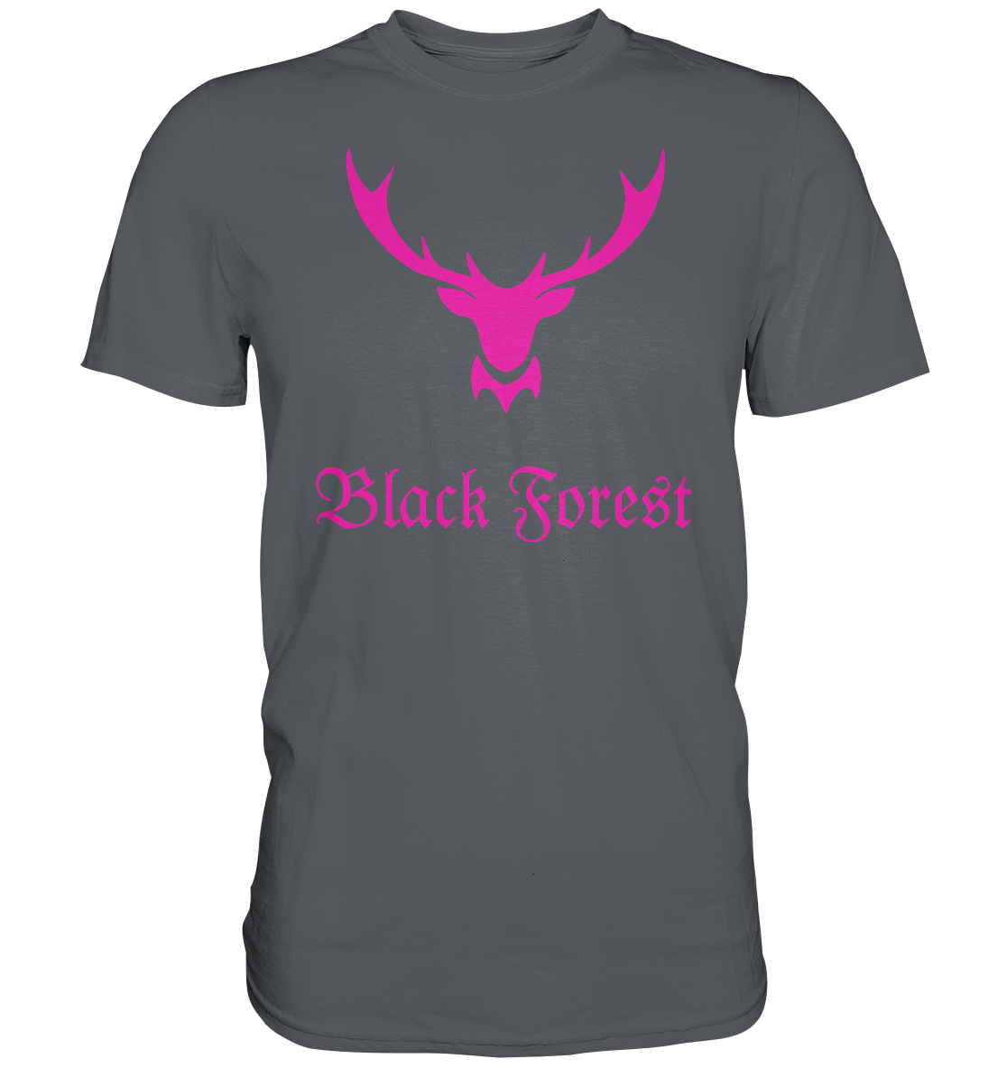 Black Forest Hirschgeweih | Unisex Premium T-Shirt