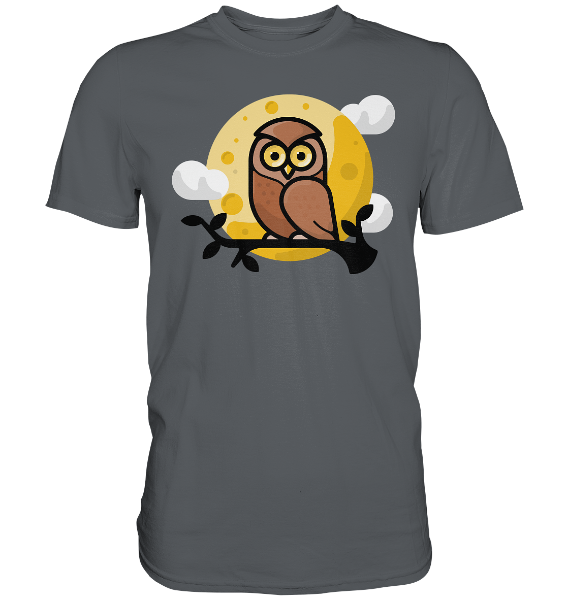 Eule der Nacht | Unisex Premium T-Shirt
