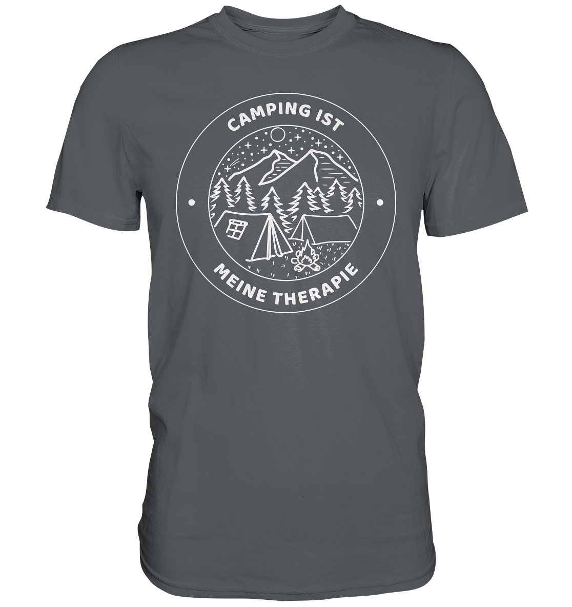 Camping ist meine Therapie | Organic T-Shirt
